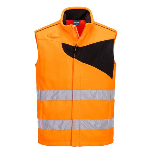 Portwest PW231 PW2 Hi-Vis polár Narancs / Fekete - S