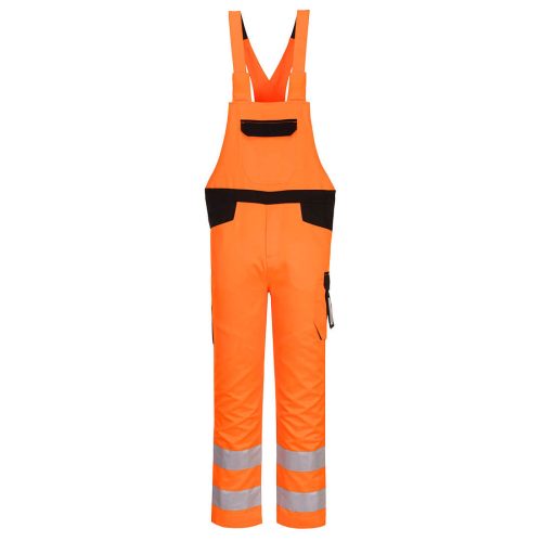 Portwest PW244 PW2 Hi-Vis kantáros nadrág Narancs / Fekete - S