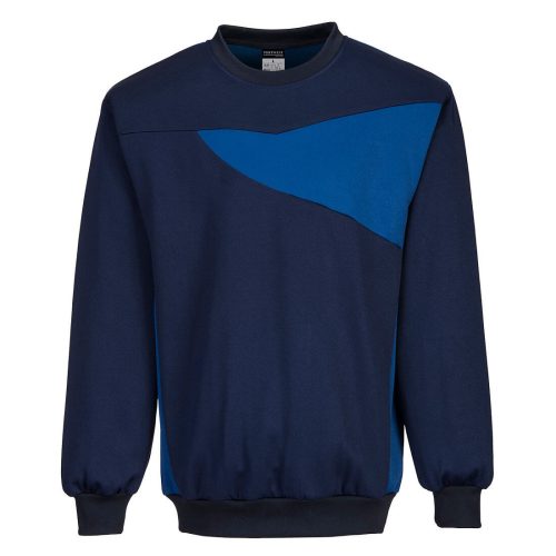 Portwest PW273 PW2 Crew Neck pulóver Navy / Royal - S