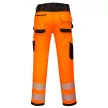 Portwest PW303 PW3 Hi-Vis könnyű stretch nadrág Narancs/Fekete - 28