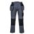 Portwest PW305 PW3 Stretch Holster Work nadrág Szürke / Fekete - 36