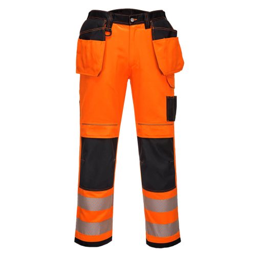 Portwest PW306 PW3 Hi-Vis Stretch Holster nadrág Narancs / Fekete - 28