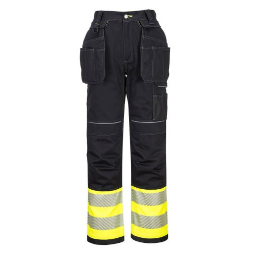 Portwest PW307 PW3 Hi-Vis Class 1 Holster nadrág Sárga / Fekete - 28