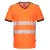 Portwest PW310 PW3 Hi-Vis V-nyakú póló Narancs/Fekete - S