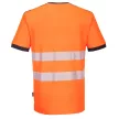 Portwest PW310 PW3 Hi-Vis V-nyakú póló Narancs/Fekete - S