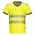 Portwest PW310 PW3 Hi-Vis V-nyakú póló Sárga/Fekete - S