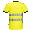 Portwest PW310 PW3 Hi-Vis V-nyakú póló Sárga/Fekete - S