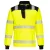 Portwest PW326 PW3 Hi-Vis 1/4 Zippzáras hosszú ujjú póló Sárga/Fekete - S
