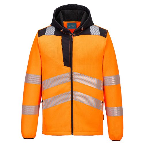 Portwest PW335 Hi-Vis Technical Polár Narancs / Fekete - S