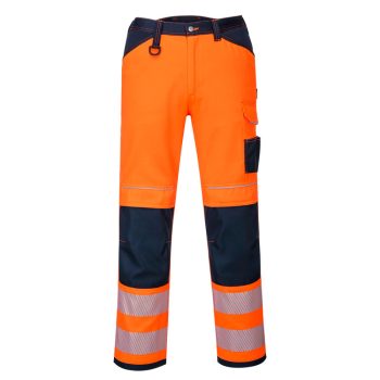 Portwest PW340 PW3 Hi-Vis nadrág Narancs/Navy - 28