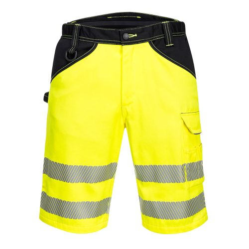 Portwest PW348 PW3 Hi-Vis rövidnadrág Sárga / Fekete - 30