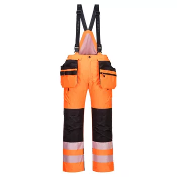 Portwest PW351 PW3 Hi-Vis téli nadrág Narancs/Fekete - S