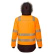 Portwest PW369 PW3 Hi-Vis Parka télikabát Narancs/Fekete - S