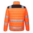 Portwest PW371 PW3 Hi-Vis Baffle kabát Narancs/Fekete - S