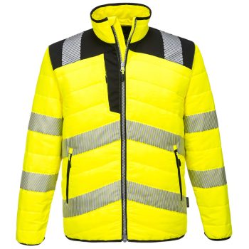 Portwest PW371 PW3 Hi-Vis Baffle kabát Sárga/Fekete - S