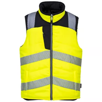  Portwest PW374 PW3 Hi-Vis kifordítható mellény Sárga/Fekete - S