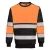 Portwest PW376 PW3 Hi-Vis Class 1 pulóver Narancs/Fekete - S