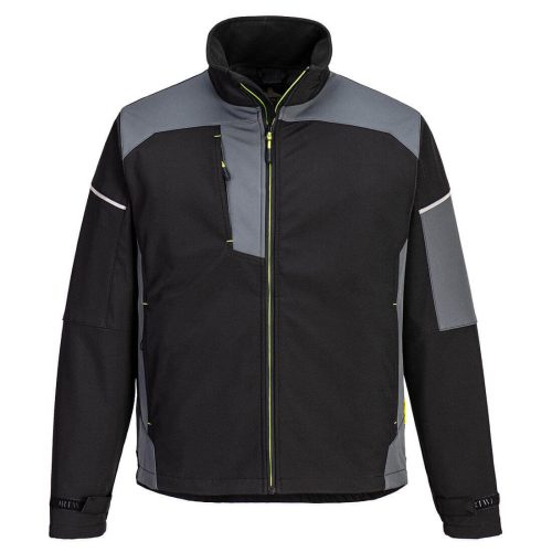 Portwest PW378 PW3 Softshell kabát (3L) Fekete / Szürke - S