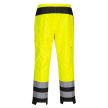 Portwest PW386 PW3 Hi-Vis női esőnadrág Sárga/Fekete - XS