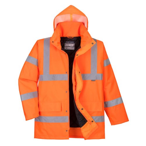 Portwest RT30 Hi-Vis Traffic télikabát Narancs - XS