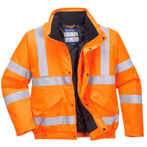 Portwest RT32 Hi-Vis bomber dzseki Narancs - XS