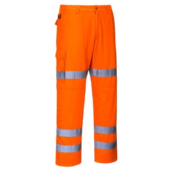   Portwest RT49 Hi-Vis három sávos Combat nadrág Narancs - S