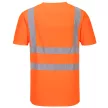 Portwest S179 Hi-Vis pamut póló pamut hálós betétes póló S/S Narancs - S