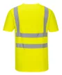 Portwest S179 Hi-Vis pamut póló pamut hálós betétes póló S/S Sárga - S