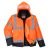 Portwest S266 Hi-Vis kéttónusú bomber kabát Narancs/Navy - S