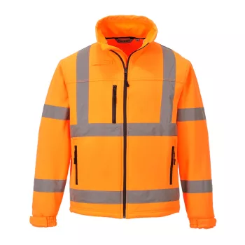   Portwest S424 Jól láthatósági Softshell dzseki (3L) Narancs - S