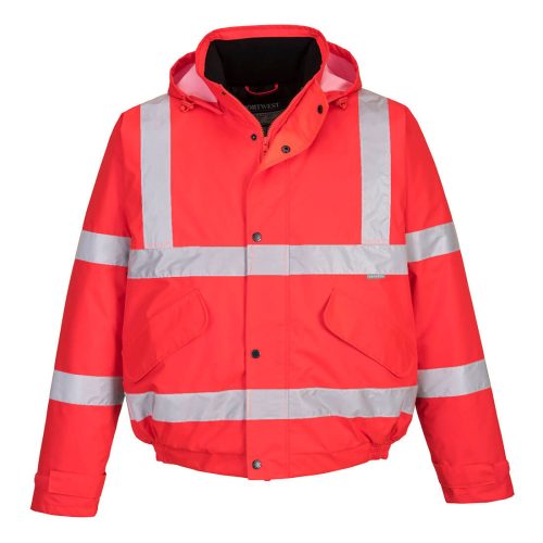 Portwest S463 Hi-Vis bomber dzseki Piros - S