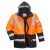 Portwest S467 Hi-Vis Kéttónusú Traffic kabát Narancs/Fekete - S