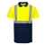 Portwest S479 Kéttónusú pólóing Sárga/Navy - XS