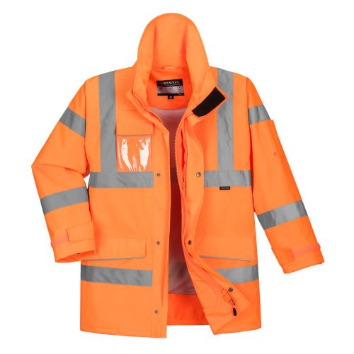 Portwest S590 Hi-Vis Extreme Rain kabát Narancs - S