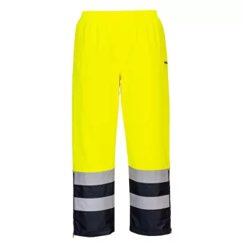 Portwest S598 Hi-Vis lélegző nadrág Sárga/Navy - S
