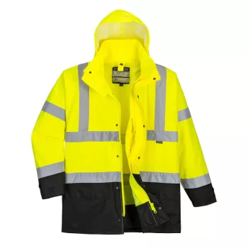   Portwest S768 Hi-Vis Executive 5 az 1-ben kabát Sárga/Fekete - S