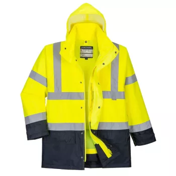   Portwest S768 Hi-Vis Executive 5 az 1-ben kabát Sárga/Navy - XS