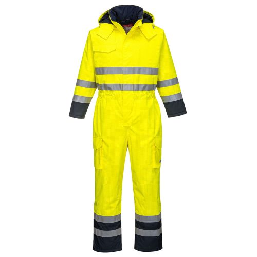 Portwest S775 Bizflame Rain Hi-Vis Multi overál Sárga / Navy - S