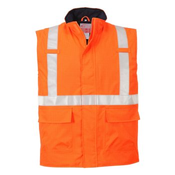   Portwest S776 Bizflame Rain Hi-Vis antisztatikus FR lángálló mellény Narancs - S