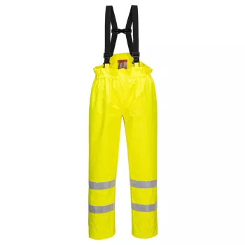   Portwest S780 Lángmentes antisztatikus esőnadrág - bélés nélkül Sárga - S
