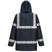 Portwest S785 Bizflame Rain antisztatikus lángálló esőkabát Navy - S