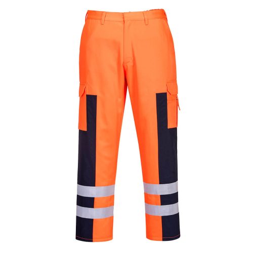 Portwest S919 Hi-Vis Ballistic nadrág Narancs / Navy - S