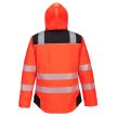 Portwest T400 PW3 Hi-Vis télikabát Piros/Fekete - S