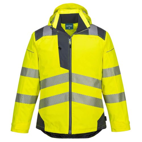 Portwest T400 PW3 Hi-Vis télikabát Sárga / Szürke - S