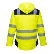 Portwest T400 PW3 Hi-Vis télikabát Sárga/Navy - S