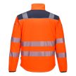 Portwest T402 PW3 Hi-Vis Softshell kabát Narancs/Szürke - S