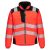 Portwest T402 PW3 Hi-Vis Softshell kabát Piros/Fekete - S