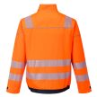 Portwest T500 PW3 Hi-Vis kabát Narancs/Navy - S