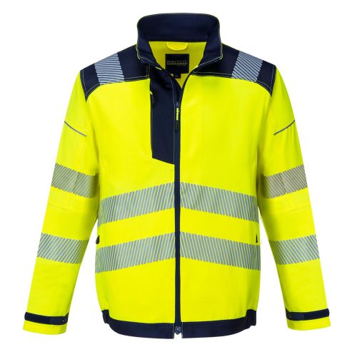 Portwest T500 PW3 Hi-Vis kabát Sárga / Navy - S