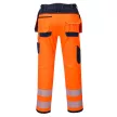 Portwest T501 PW3 Hi-Vis Holster nadrág Narancs/Navy - 32